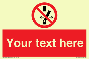 Custom prohibition Do not alter the state of the switch